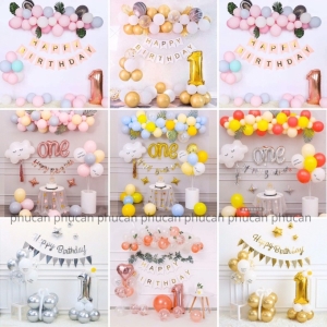 [Ảnh thật] Set trang trí sinh nhật lung linh HPBD (COMBO 106)