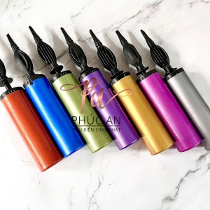 Bơm bóng cầm tay nhũ 28cm màu đẹp