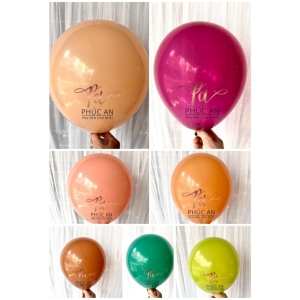 Set 10c bóng cao su châu âu, hàn quốc retro 10inch sang trọng cho trang trí sinh nhật