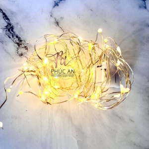 Dây đèn led ánh sáng trắng vàng dài 3m trang trí tiệc sinh nhật HPBD