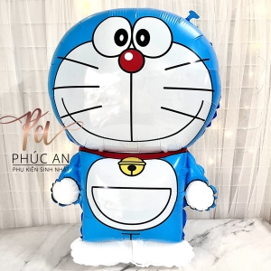 Bóng kiếng nhôm Doremon 77cm trang trí sinh nhật hpbd