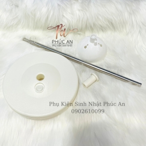 Trụ bóng inox cao 1m8 dùng trong tiệc sinh nhật, happy birhtday, khai trương