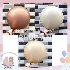 Bóng kiếng nhôm tròn 45cm trang trí sinh nhật màu sang trọng, happy birthday