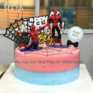 BÁNH KEM CHỦ ĐỀ NGƯỜI NHỆN