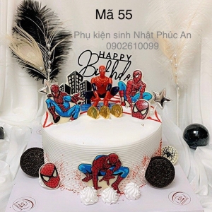 BÁNH KEM CHỦ ĐỀ NGƯỜI NHỆN